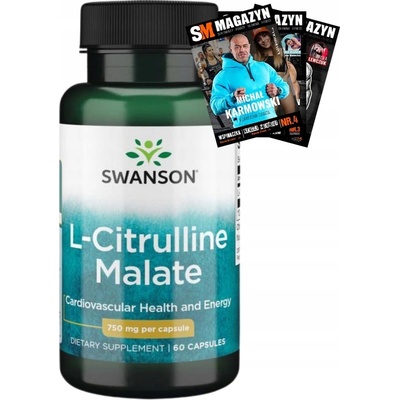 Swanson L-citrulín malát 750mg 60 kapsúl