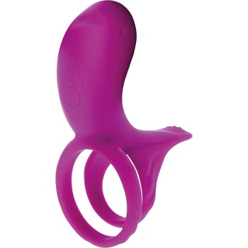 Image 1 of Xocoon Couples Stimulator Ring Fuchsia