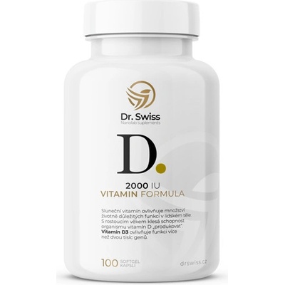 Dr. Swiss Vitamín D 100 kapslí