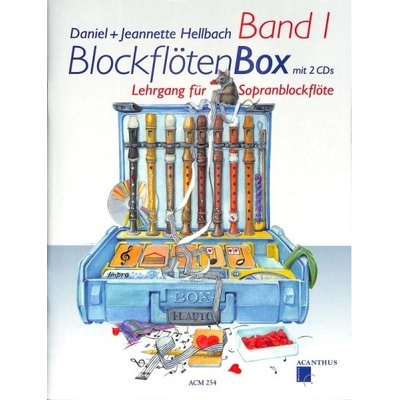 Blockfloetenbox 1 zábavná školy hry na sopránovú zobcovú flautu