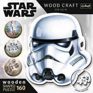 Trefl Wooden puzzle Star Wars 160 pcs. Stormtrooper Helmet Trefl 20188
