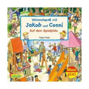 Maxi Pixi 320: Wimmelspaß mit Jakob und Conni: Auf dem Spielplatz | Julia Hofmann, Peter Friedl (2020)