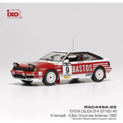 IXO Toyota Celica GT 4 ST165 Circuit des Ardennes 1990 9 Verreydt Biar 1:43
