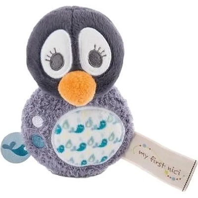 NICI Мека играчка с дрънкалка NICI - Пингвинчето Уачили, 12 cm (46587)