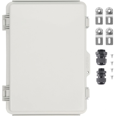Elektrická Připojovací Skříň 430x330x180MM s Víkem na Pantech