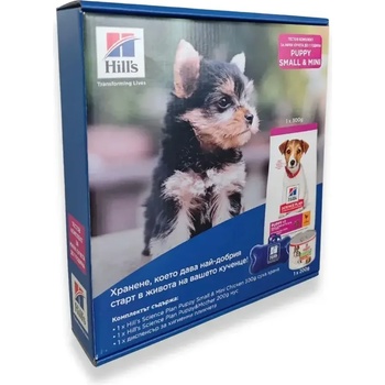 Hill's Science Plan Small&Mini Puppy Chicken - Тестов комплект за подрастващи кученца от мини породи до 1 година с пилешко
