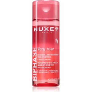 NUXE Very Rose двуфазен продукт за премахване на грим от очите и устните 100ml