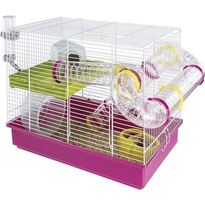 Ferplast klietka LAURA s tunelom 46 x 29,5 x 37,5 cm