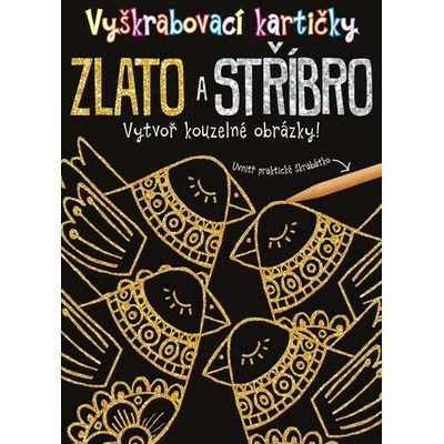 Vyškrabovací kartičky Zlato a stříbro