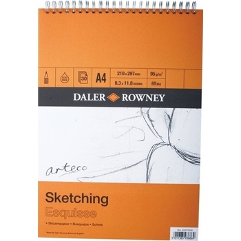 Image 1 of Daler-Rowney Arteco Sketching Paper Скицник 30 A4 95 g (405070400)