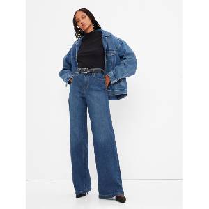 GAP Дънки Gap High Rise Stride Wide GAP | Sin | ЖЕНИ | S