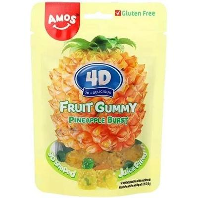 Amos Ovocné želé s příchutí ananasu 4D 65 g