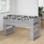 vidaXL Маса за фуутбол Сиво Сонома 146, 5 x 74 x 85 см (3378204)