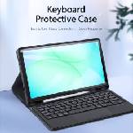 Samsung DUX DUCIS кожен калъф с Bluetooth клавиатура и тъчпад за Samsung Galaxy Tab A11+ / A9+
