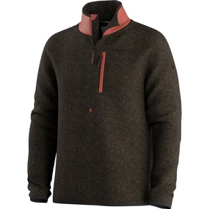 Smartwool Мъжки вълнен пуловер Smartwool Second Cut Fleece 1/2 Zip Fleece jumper - Burnt Sienna - размер XXL (005-6511-0315)