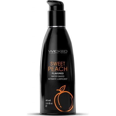 Wicked lubrikačný gél AQUA Sweet Peach Flavored 60 ml
