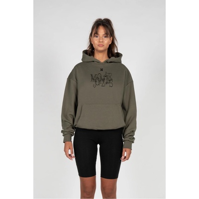 Mister Tee Ladies Classic V. 1 x Heavy Oversized Hoody olive XXLUB-MJG11708-00176 - Камуфлаж, размер M