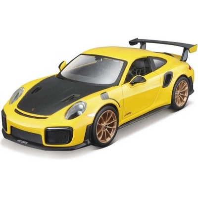 Maisto Porsche 911 GT2 RS žlté assembly line 1:24