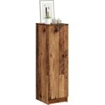 vidaXL Шкаф за обувки старо дърво 29, 5x35x100, 5 см инженерна дървесина (856991)