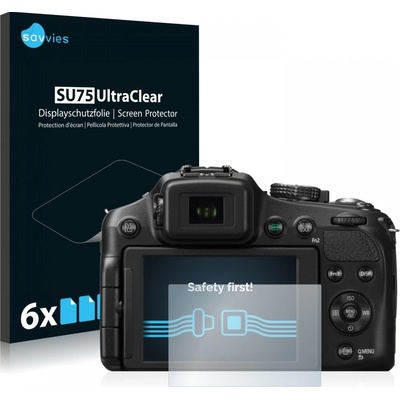 6x SU75 UltraClear Screen Protector Panasonic Lumix DMC-FZ200 – Zboží Živě