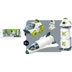 Babyhome Детски космически комплект Space Set (космическа совалка, марсоход, ракета и астронавт)
