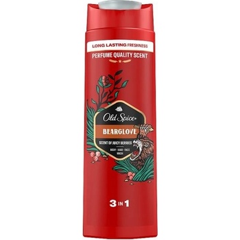 Old Spice Bearglove pánsky sprchový gél a šampón 3x400 ml