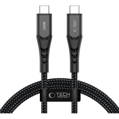 Tech-Protect ub11t ultraboost usb-c КАБЕЛ pd 100w / qc3.0 100cm ЧЕРЕН (5906302390717)