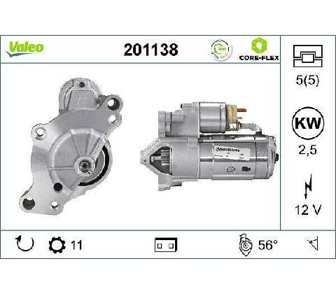 Startér VALEO 201138