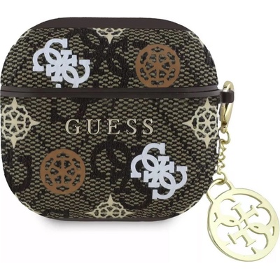 Guess PU 4G Peony Charm Pouzdro pro AirPods 3, GUA3P4RPEW