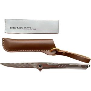 Foxgood Ефектен тънък сгъваем нож от неръждаема стомана m390 (1874)