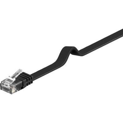 XtendLan PK_6UTP100black patch, Cat6, UTP, 10m, černý