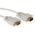 ACT Кабел act ak2305, rs232 мъжко - rs232 женско, 1.8м, Бял, Булк (ewent-act-cab-ak2305) - itmode