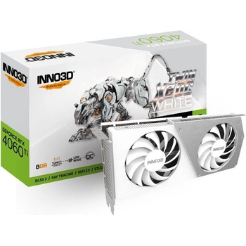 Inno3D GeForce RTX 4060 Ti 8GB TWIN X2 OC WHITE (N406T2-08D6X-171153W)