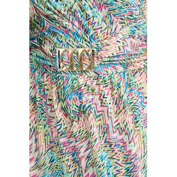 Morgan Рокля Morgan в зелено дълга разкроена RPOPPA (RPOPPA)