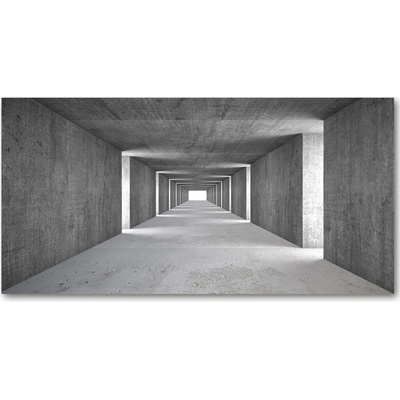 Foto obraz fotografie na skle betónový tunel 100x50 cm