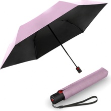 Knirps KNIRPS U.200 ROSE WITH BLACK - elegantní dámský plně automatický deštník