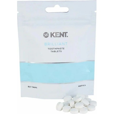 GB Kent & Sons Plc Náhradní cestovní balení zubních tablet 62 ks