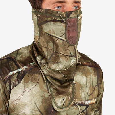 Solognac poľovnícky nákrčník 500 maskovanie Treemetic khaki
