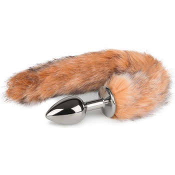 Image 1 of EasyToys Fox Tail Plug No. 7 Silver