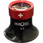 Horotec Лупа с очила Horotec MSA00.025-2.5 черна пластмаса с алуминиев винт x5