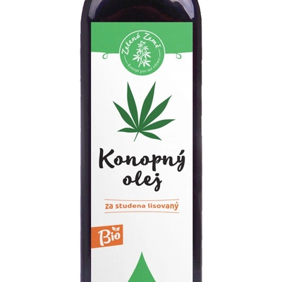 Zelená Země Bio Konopný olej 0,5 l