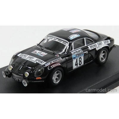 Trofeu Renault A110 Alpine Coupe N 48 Rally Rac 1978 B.saby M.guegan Black 1:43