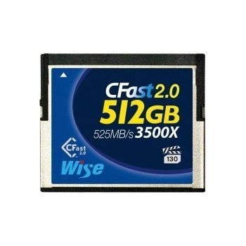 Wise CFast 512 GB 3500X 2.0 Blue WI-CFAST-5120