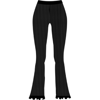 Dámské termo legíny Newland N4 6824/0015 Lady Rib.Leggings Black