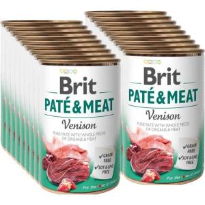 Brit Брит пате и месо олен 18x400г