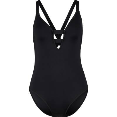 Seafolly Дамски бански костюм Seafolly Women's Collective Deep V One Piece Swimsuit - Black - размер 42 (EU) (150-2102-0115)