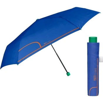 Дамски неавтоматичен Extraslim чадър Perletti Time 26415, Син