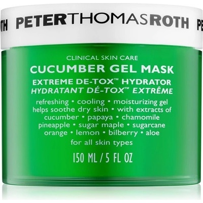 Peter Thomas Roth Cucumber De-Tox hydratačná gélová maska na tvár a očné okolie 150 ml