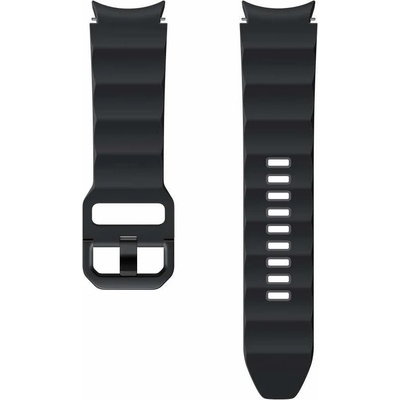 Samsung Silicone Rugged Sport Band 20mm S/M (ET-SDR90SBEGEU) - оригинална силиконова каишка за Samsung Galaxy Watch 4 и Galaxy Watch 5 (20мм) (черен)