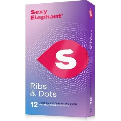 Sexy Elephant s vroubky 12 ks